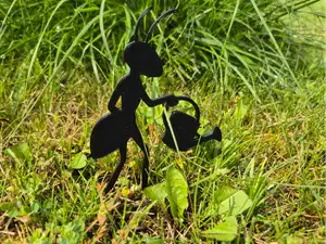 Garden Ant Sculpture with a watering can