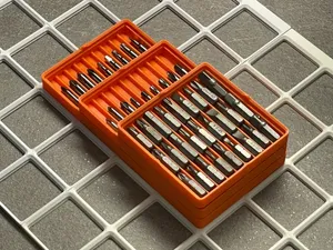 Hex Bit Organizer Tray for Gridfinity
