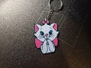 Cat marie Disney keychain