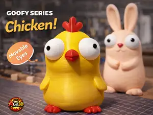 GOOFY SERIES – CHICKEN! (Movable Eyes)