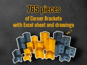 765pieces of Corner Brackets Vol.1