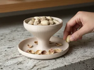 Pistachio Bowl (2-in-1 Shell & Nut Tray)