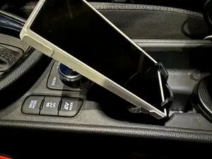 Toyota optimized car cup holder for large phones