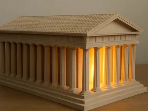 Mystic Parthenon Lamp