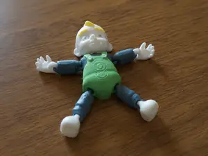 Articulated Baby Figurine