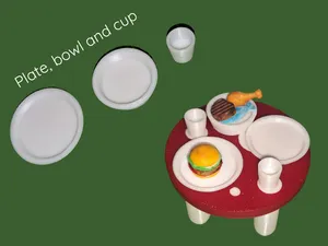 Mini Plate, bowl and cup