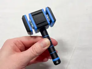 Hammer Clicker Keychain with Hidden Compartment