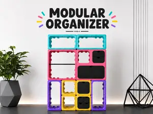 Modular Organizer with Wall Mount