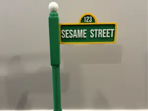 sesame street light pole and sign no ams