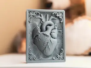 Heart - Unified Bas Relief Art