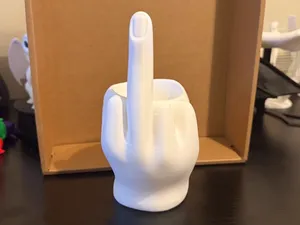 Middle Finger Pen Holder