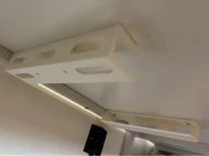 Support PC portable sous bureau / sous meuble