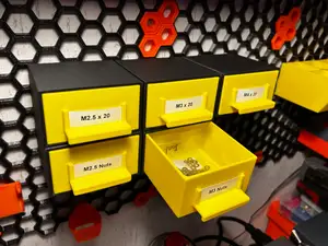 Drawer system for HoneyComb Storage Wall