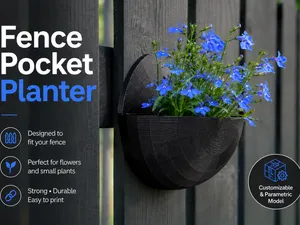 Fence Pocket Planter