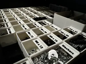 Metric Screw Bins - Misc. M3, M4, M5, M6, M8