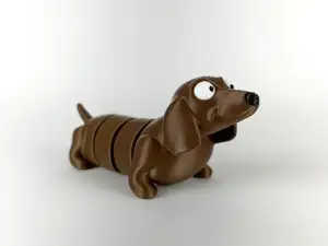 Cute Dachshund Articulated Long Version