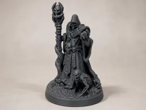 Tabletop RPG Miniature - Nekromant „Malakar"