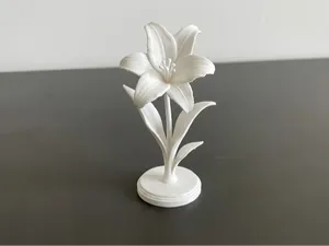 Lily on Stand – Decorative Floral Model