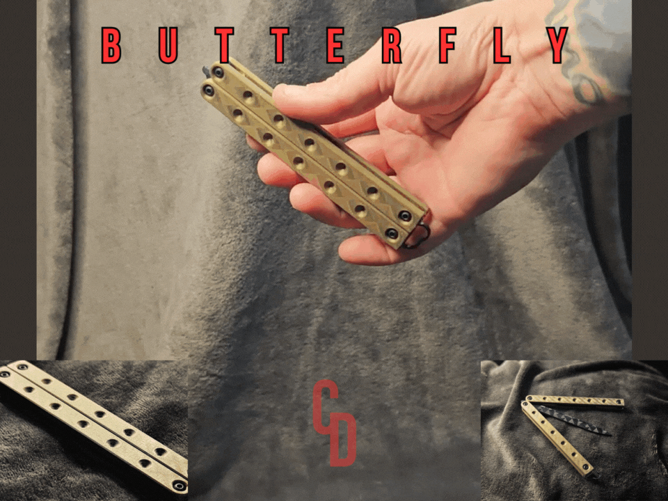 Balisong Butterfly Knife Fidget