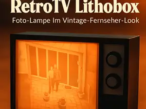 RetroTV Lithobox – Foto-Lampe Vintage-Fernseher