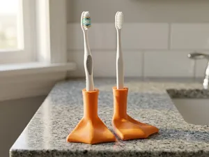 Toothbrush Stand - Duck Feet