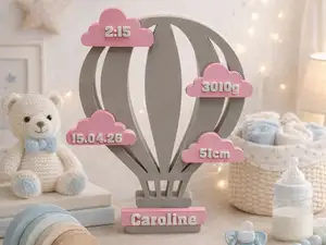 Ballon zur Geburt - Baby - Love-Geschenk