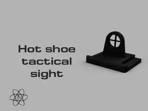 Hot shoe tactical sight