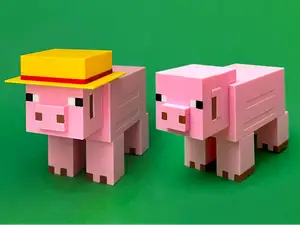 Minecraft Pig - NO AMS - v.1.1 summer hat update