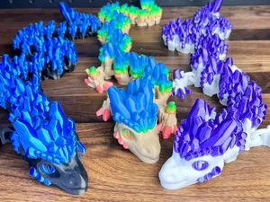 Articulated Stone Dragon by Saber3D