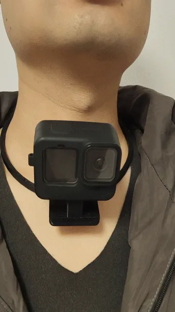 挂脖gopro支架