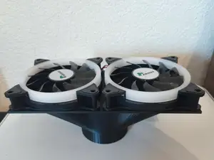 Absaugung, passend für 2 x 120 mm Lüfter