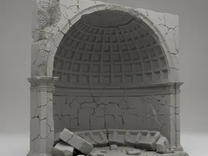 La Bóveda Imperial: Ábside del Templo Venus y Roma