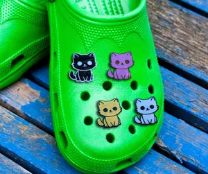 Cute Kitty Cat Croc Shoe Charm (Jibbitz)