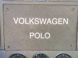 Copertura radio 2 din vw polo 2009