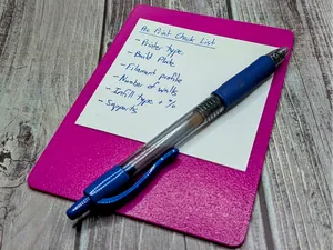 Writing Pad - 140 x 100 mm or 5.5" x 3.90"