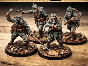 1418 jeu de guerre 32mm DND part 8 allemand 29a32