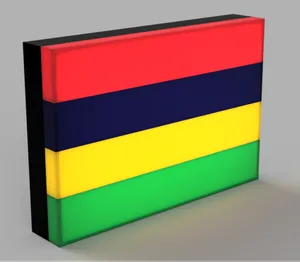 World Flags - Mauritius LED Lamp