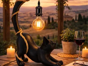 gatto lampada