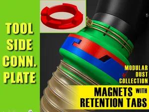 Tool Side Connector | Modular Dust Collection