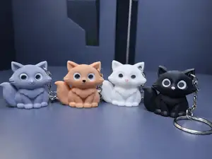 Katzen-Schlüsselanhänger 3D Druck