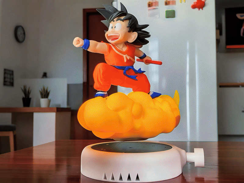 Flying Goku - Multicolor - Magnetic Levitation