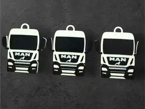 Truck Man keychain