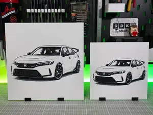 Honda Civic Type R – Hueforge – 3 Colors