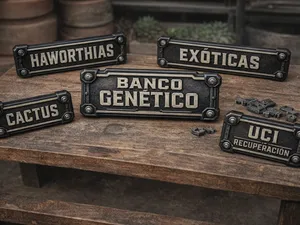Industrial Modular Label Sign Workshop Style