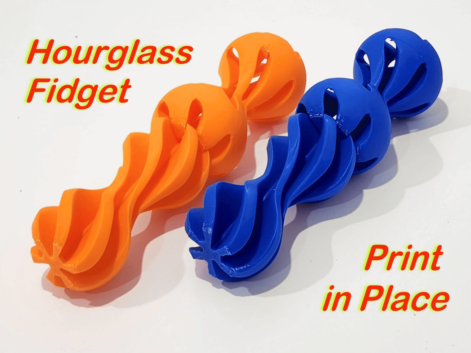 Hourglass Fidget - Print in Place