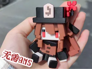 胡桃 (原神) 像素风小手办 无需AMS