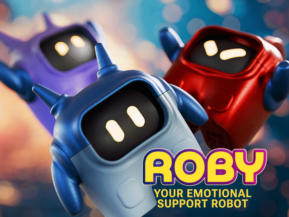 Emotional support robot ROBY