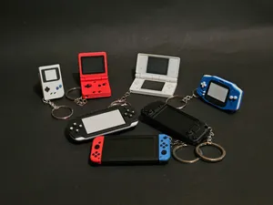 Mini Retro Handheld Keychains 