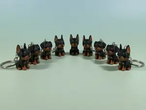 portachiavi dobermann e rottweiler