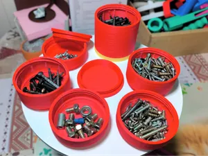 Frascos organizadores modulares apilables V1
